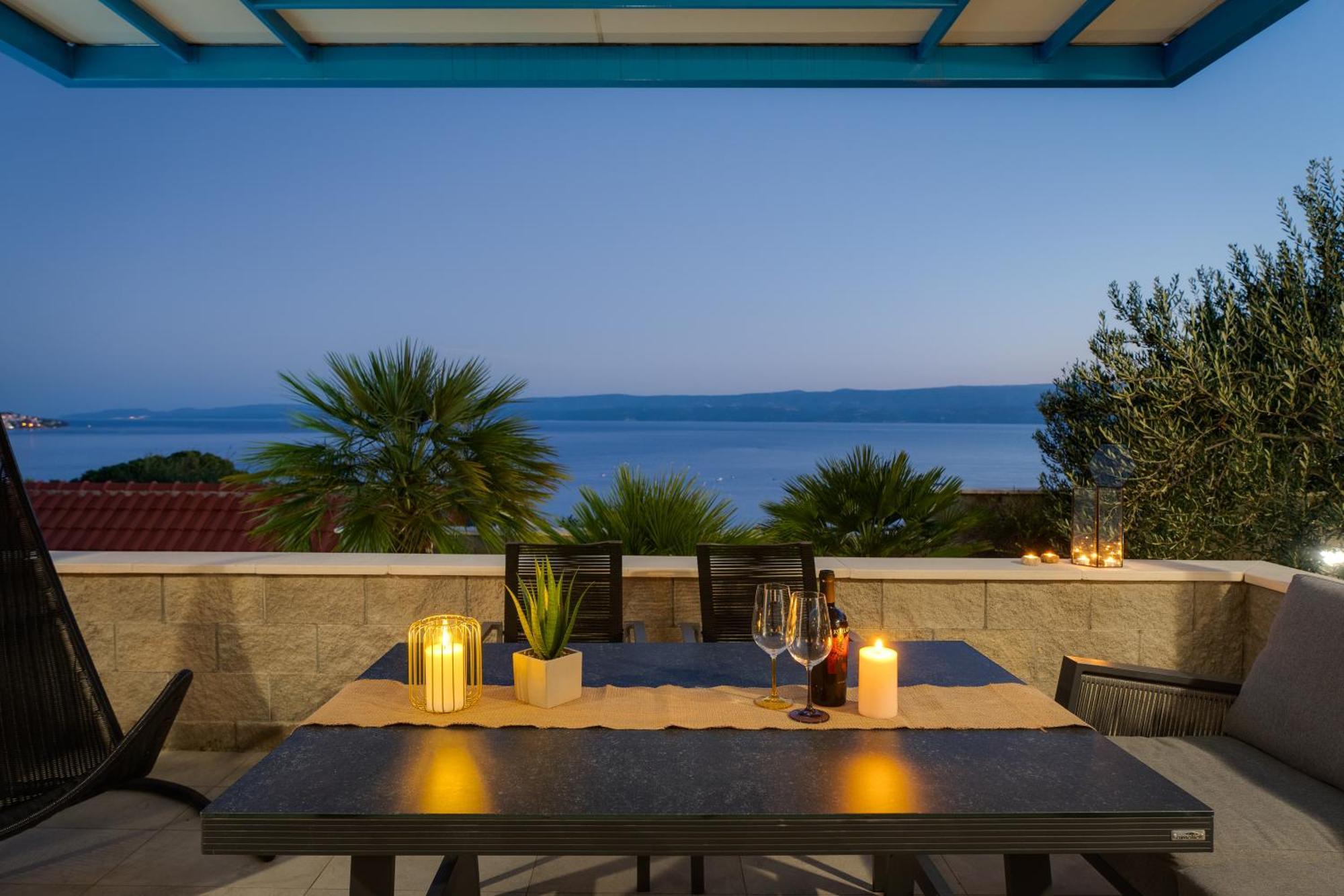 Villa Allegra With 32Msq Heated Pool, 300M Far From Sandy Beaches, Open Sea View Omiš Esterno foto