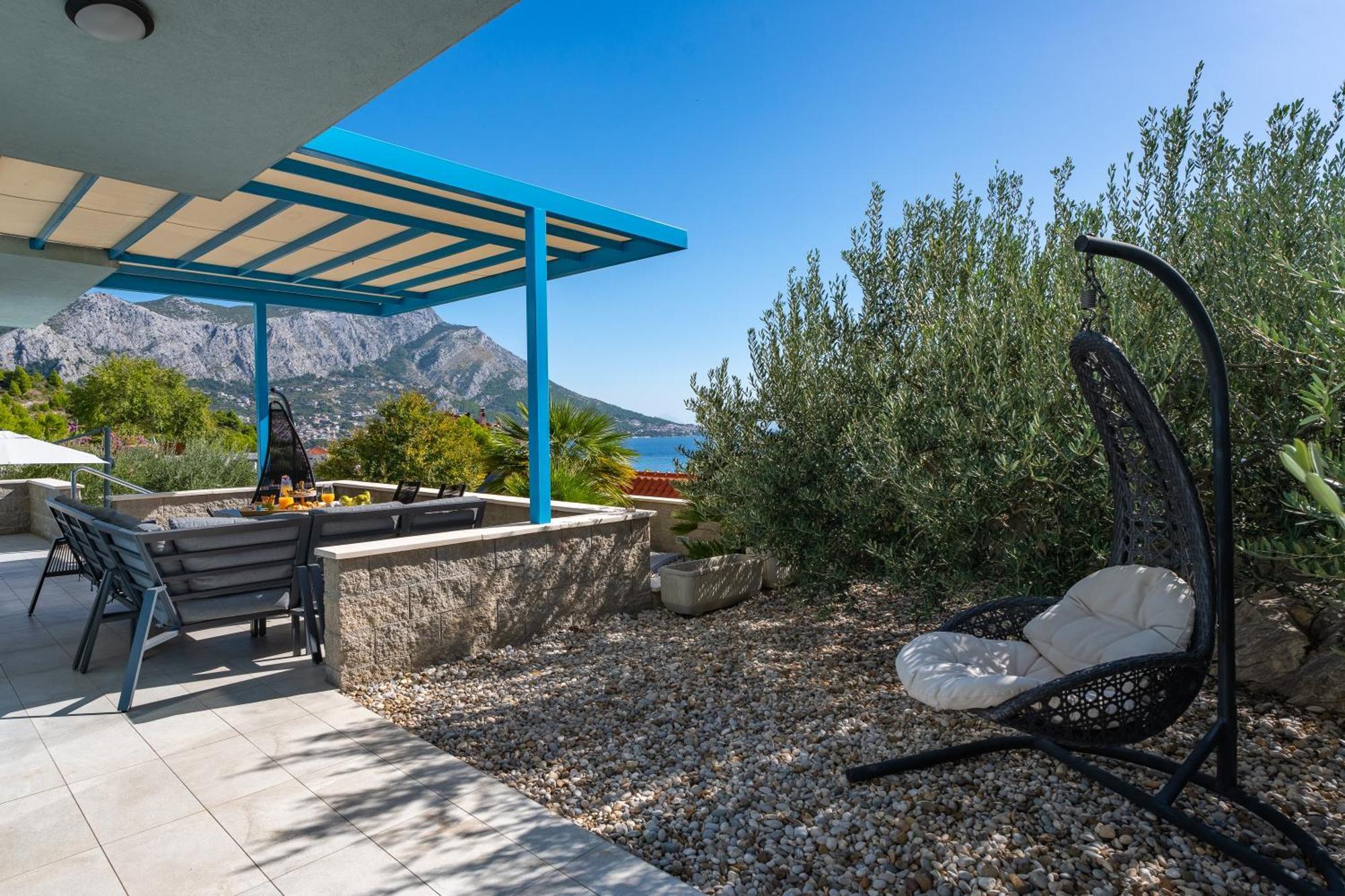 Villa Allegra With 32Msq Heated Pool, 300M Far From Sandy Beaches, Open Sea View Omiš Esterno foto
